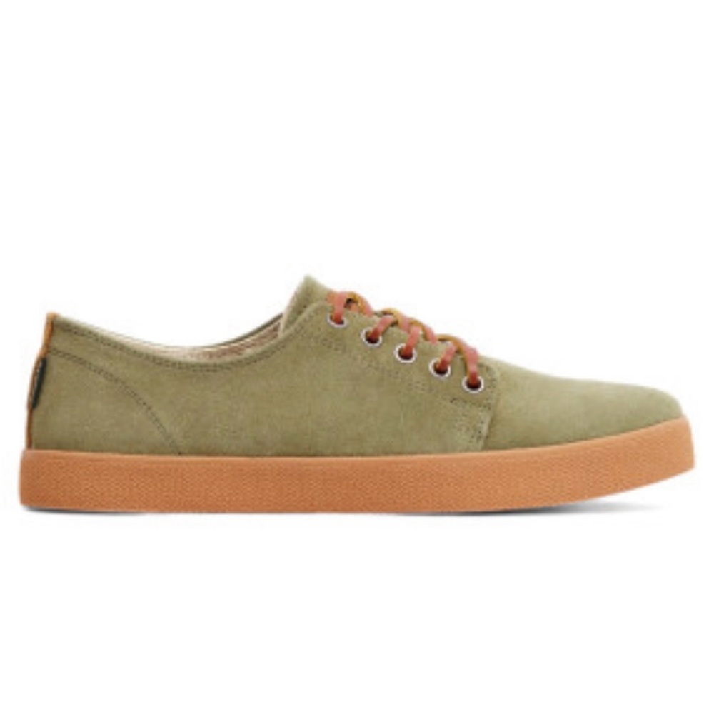Pompeii | Men’s Higby Lightweight Laceup Canvas Sneakers | Hydro Green | EU46